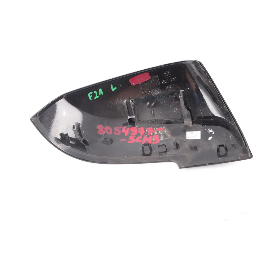 Außenspiegel Abdeckkappe Gehäuse Links Schwarz 2 - 668 für BMW F20 F21 mit Teilenummer 8054977 BMW F20 F21 Außenspiegel Abdeckkappe Gehäuse Links Schwarz 2 - 668 - SKU 8054977-SCH3 - Teilenummer 8054977