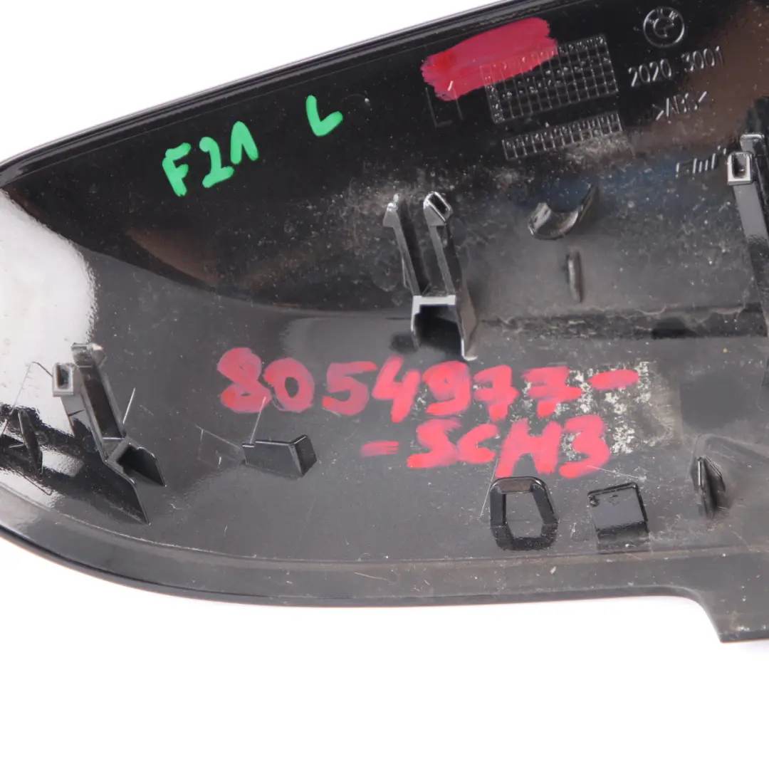 BMW F20 F21 Tapa Espejo Retrovisor Izquierdo Schwarz 2 - 668 - SKU 8054977-SCH3 - Número de pieza 8054977