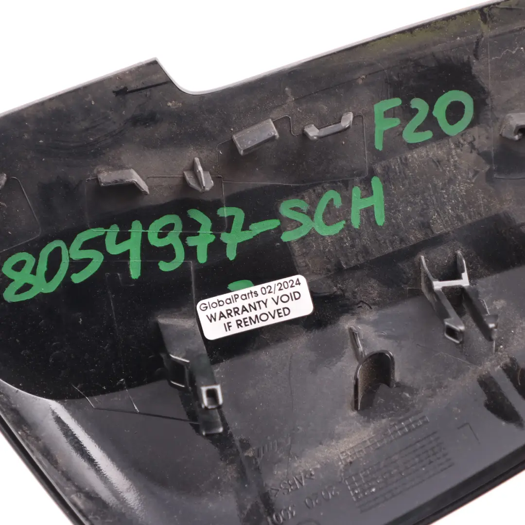  Wing Mirror Cover BMW F20 F21 Cap Casing Left N/S Schwarz 2 - SKU 8054977-SCH - Part number 8054977