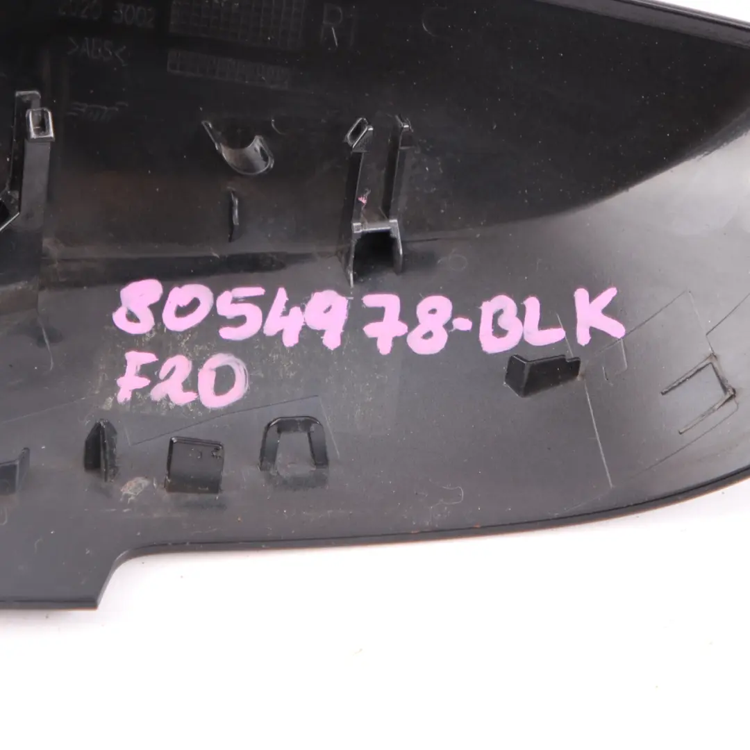 Außenspiegel Abdeckung Kappe Gehäuse Rechts O/S Schwarz für BMW F20 F21 mit Teilenummer 8054978 BMW F20 F21 Außenspiegel Abdeckung Kappe Gehäuse Rechts O/S Schwarz - SKU 8054978-BLK - Teilenummer 8054978