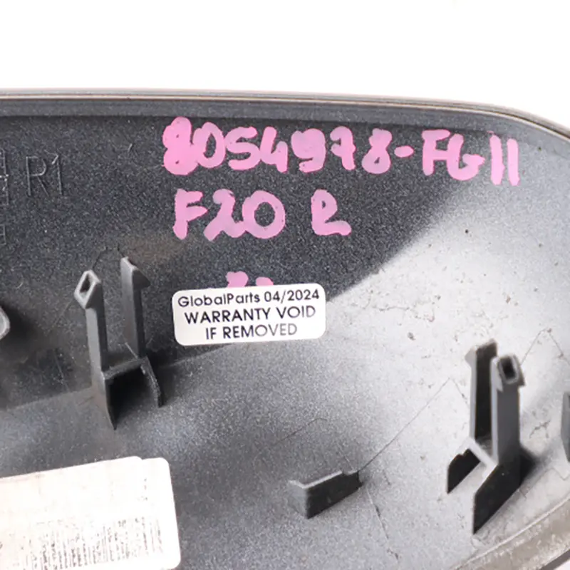 BMW F20 F21 Tapa Espejo Carcasa Derecha Ferric Grey II - SKU 8054978-FGII - Número de pieza 8054978