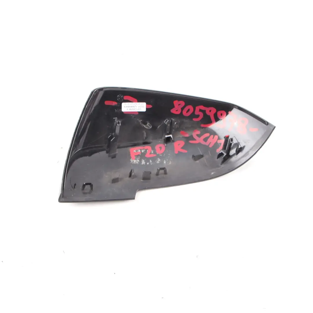  Wing Mirror Cover BMW F20 F21 Cap Casing Right O/S Schwarz 2 Black - 668 - SKU 8054978-SCH1 - Part number 8054978
