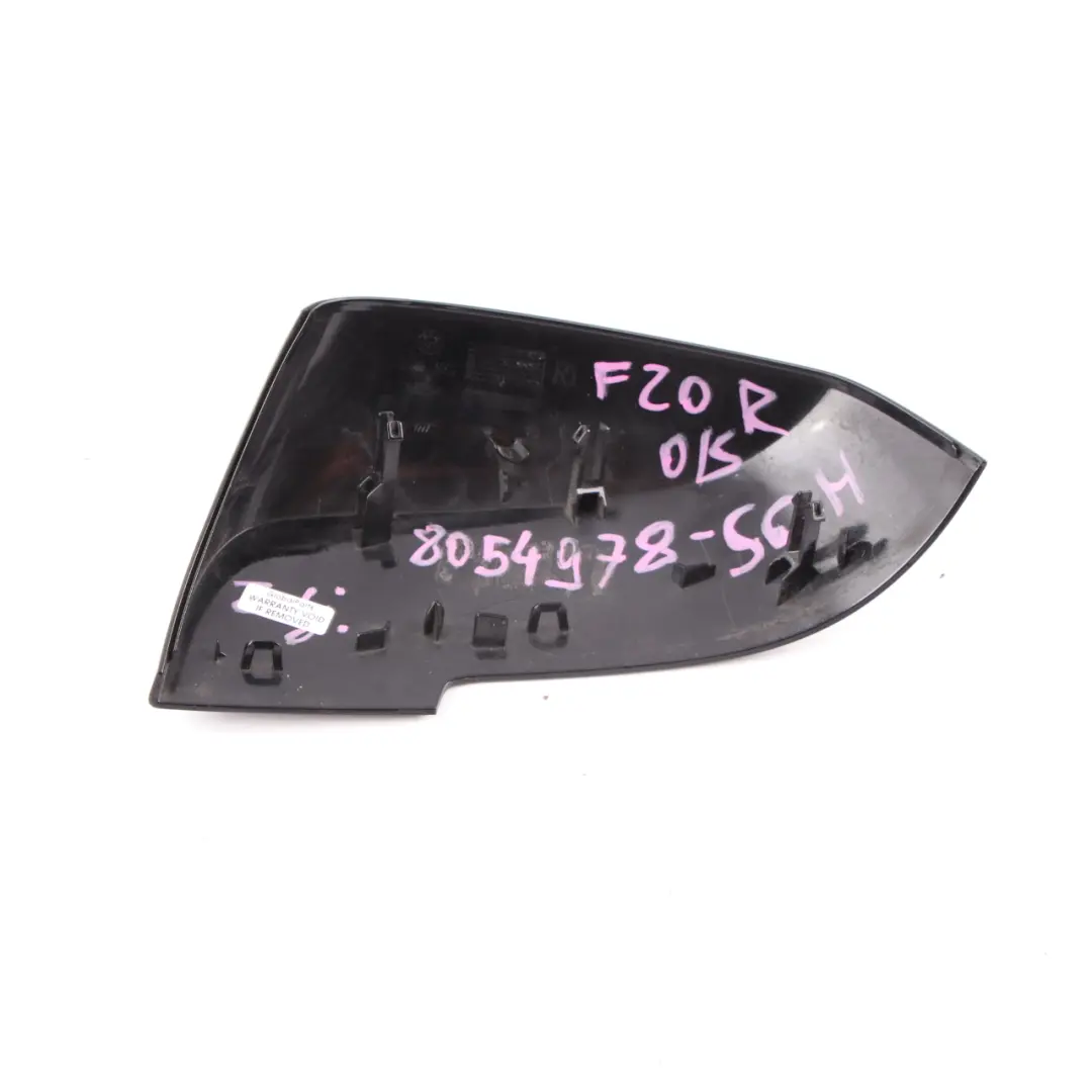 BMW F20 F21 Wing Mirror Cover Cap Casing Right O/S Schwarz 2 Black 668 - SKU 8054978-SCH - Part number 8054978