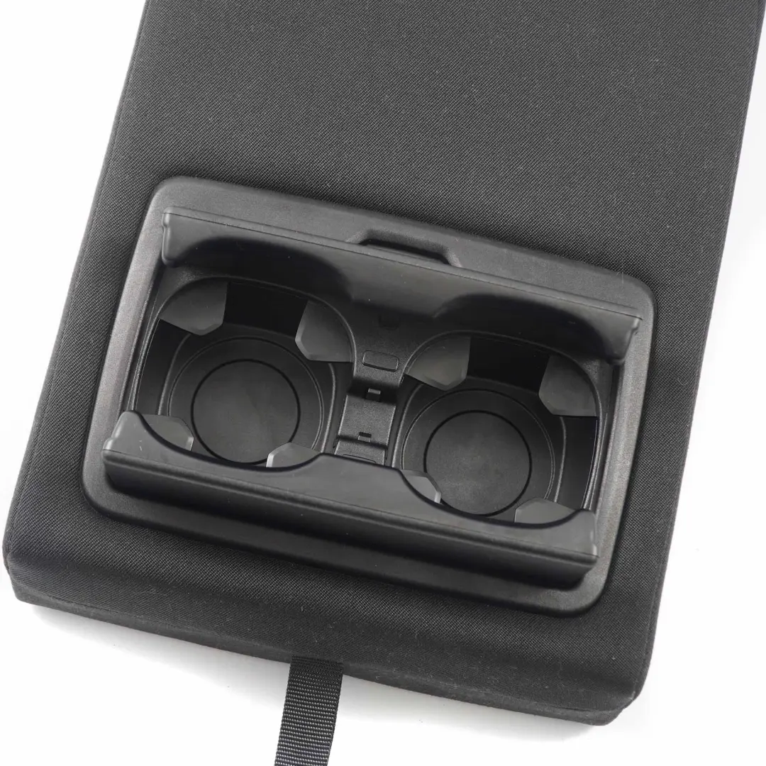 Armrest BMW F20 F30 F31 Seat Arm Rest Cup Holder Cloth Fabric Anthracite to Rear with Part number 8055003 Rear Armrest BMW F20 F30 F31 Seat Arm Rest Cup Holder Cloth Fabric Anthracite - SKU 8055003 - Part number 8055003