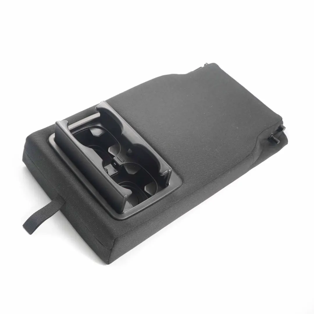 Armrest BMW F20 F30 F31 Seat Arm Rest Cup Holder Cloth Fabric Anthracite to Rear with Part number 8055003 Rear Armrest BMW F20 F30 F31 Seat Arm Rest Cup Holder Cloth Fabric Anthracite - SKU 8055003 - Part number 8055003