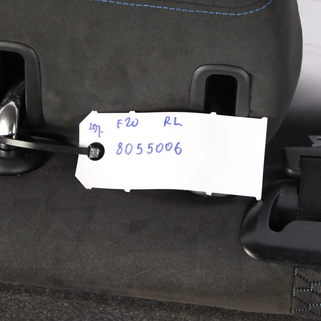 BMW F20 F21 Asiento Trasero Izquierdo N/S Funda Respaldo Tela Alcantara - SKU 8055006 - Número de pieza 8055006