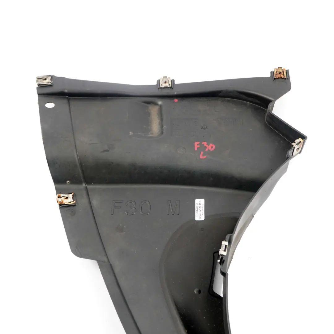 Front Left N/S Wheel Arch Lower Bottom Housing Cover to BMW 3 F30 F31 M Sport with Part number 8055019 BMW 3 F30 F31 M Sport Front Left N/S Wheel Arch Lower Bottom Housing Cover - SKU 8055019 - Part number 8055019