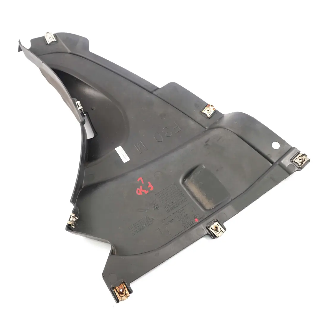 Front Left N/S Wheel Arch Lower Bottom Housing Cover to BMW 3 F30 F31 M Sport with Part number 8055019 BMW 3 F30 F31 M Sport Front Left N/S Wheel Arch Lower Bottom Housing Cover - SKU 8055019 - Part number 8055019