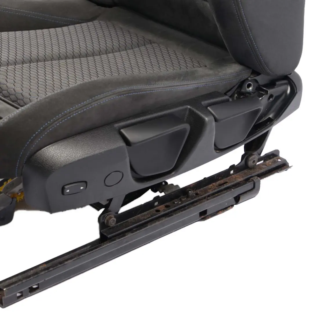BMW F20 M Sport Front Left Sport Seat N/S Cloth Hexagon / Alcantara / Anthracite - SKU 8055047 - Part number 8055047