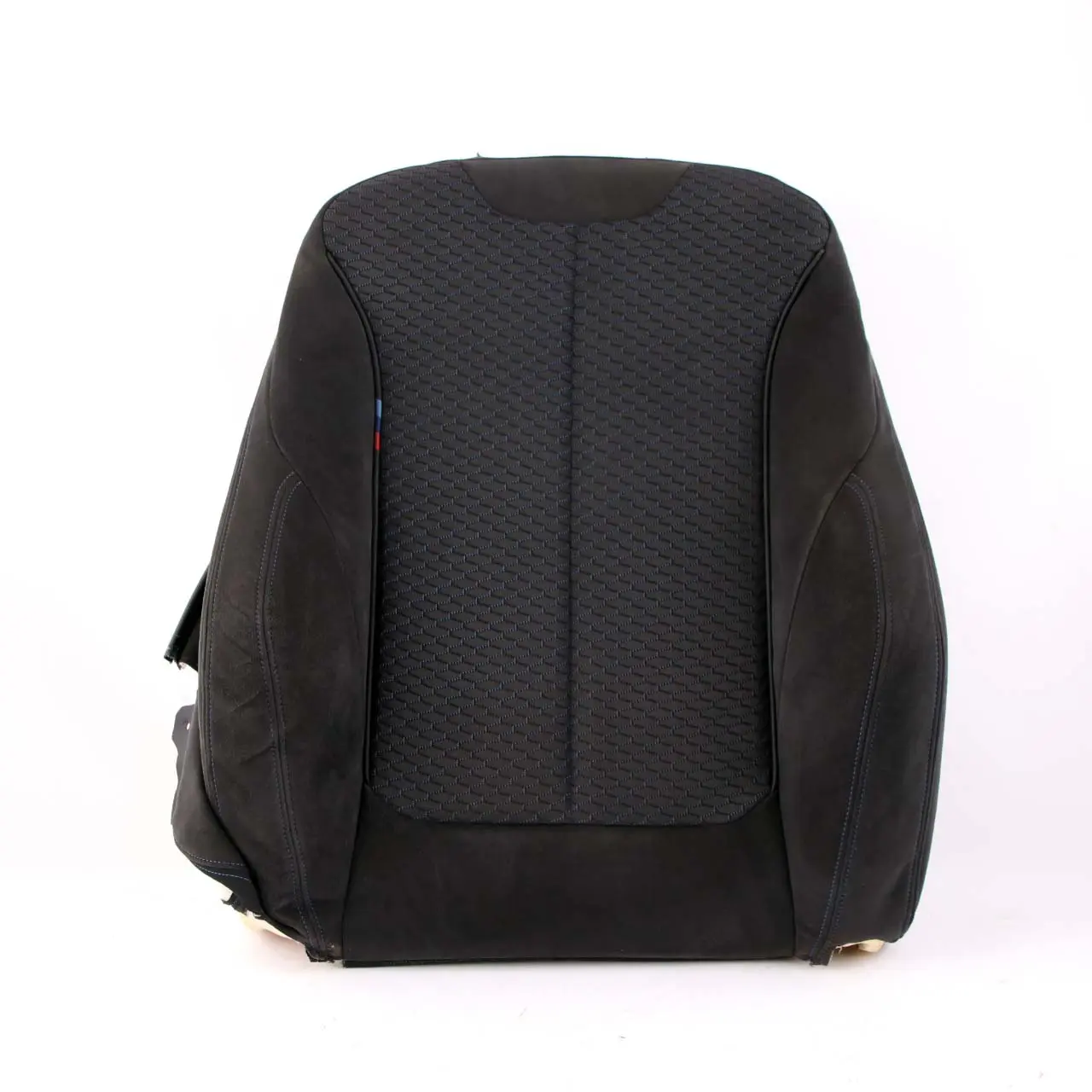 Front Backrest BMW F20 M Sport Right Sport Seat O/S Cloth Hexagon Alcantara