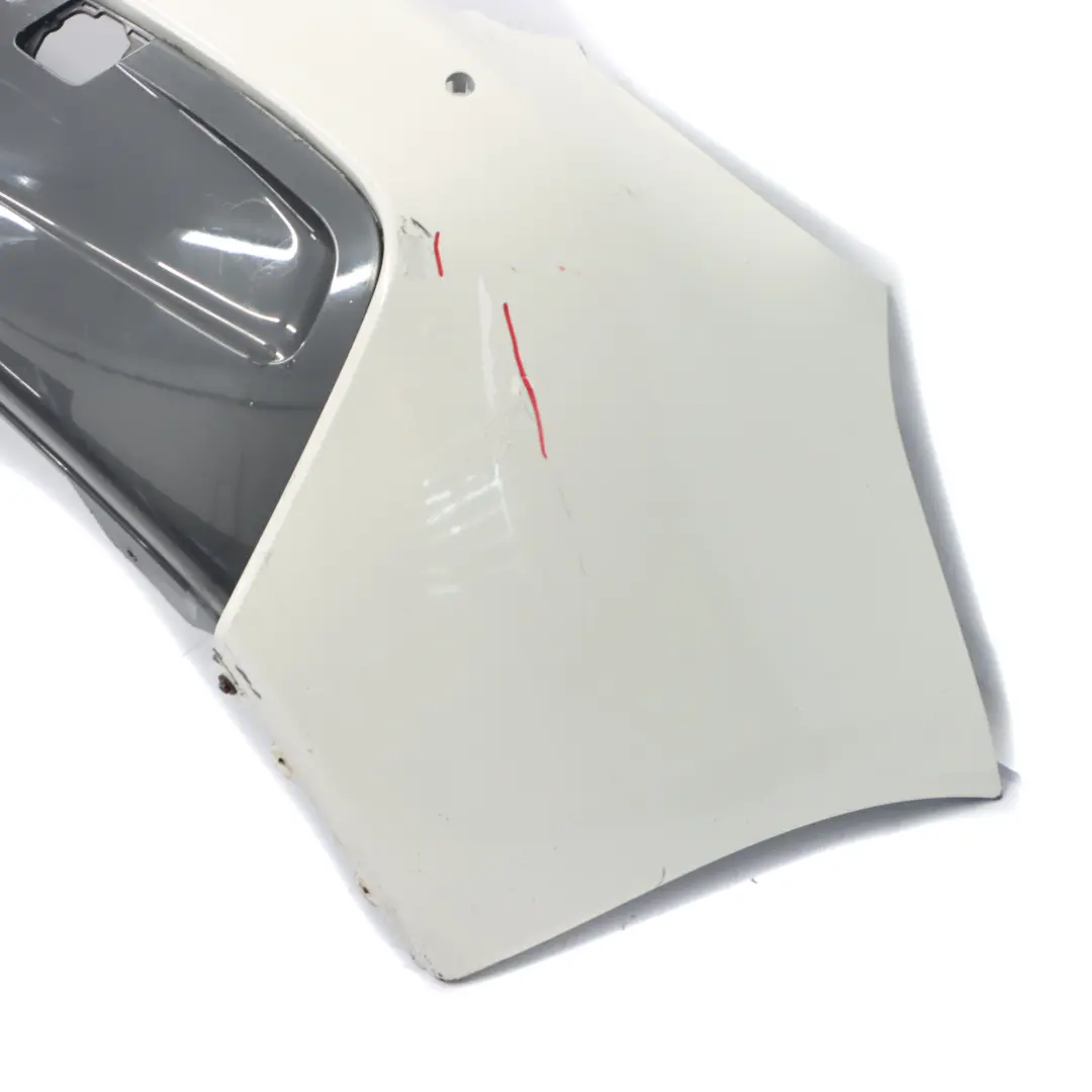Bumper BMW F20 F21 M Sport Trim Panel PDC Alpinweiss White 3 - 300 to Rear with Part number 8055067 Rear Bumper BMW F20 F21 M Sport Trim Panel PDC Alpinweiss White 3 - 300 - SKU 8055067-AW3 - Part number 8055067