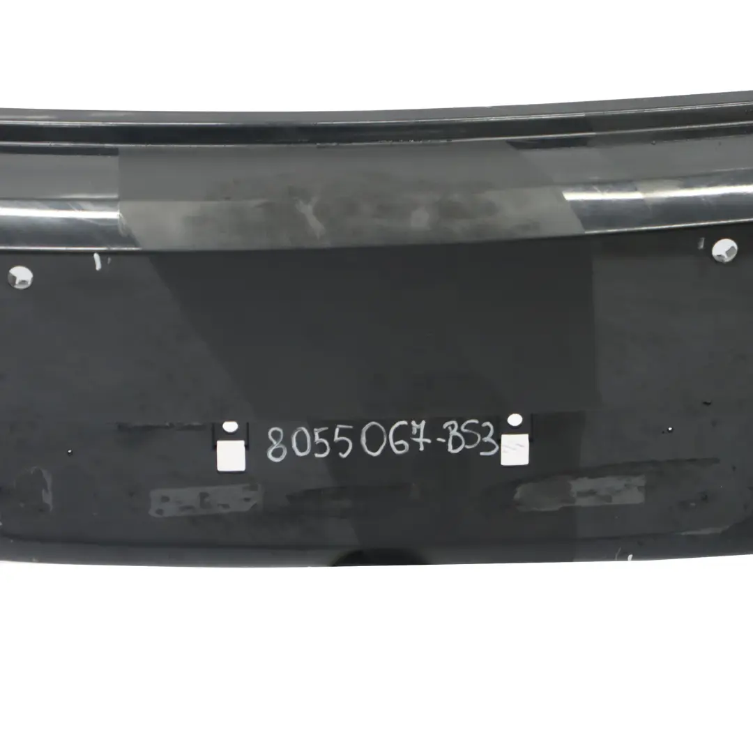 Bumper Trim Panel Black Sapphire Metallic - 475 to BMW F20 F21 M Sport Rear with Part number 8055067 BMW F20 F21 M Sport Rear Bumper Trim Panel Black Sapphire Metallic - 475 - SKU 8055067-BS3 - Part number 8055067