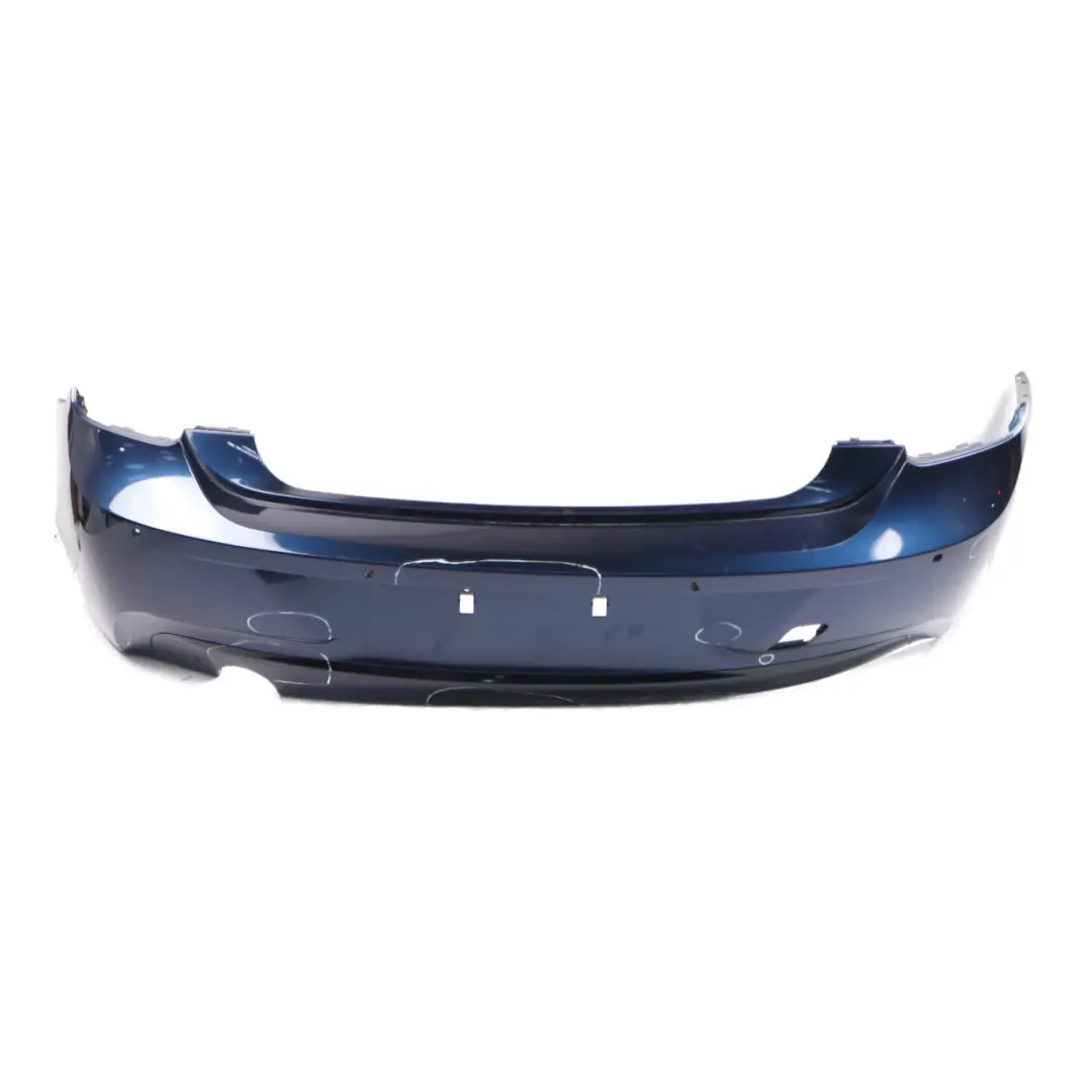 BMW F20 F21 Rear Bumper M Sport Trim Panel Tiefseeblau Deep Sea Blue - A76 - SKU 8055067-DSB - Part number 8055067