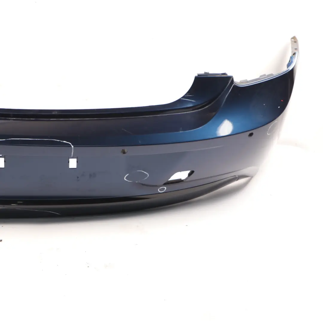 BMW F20 F21 Rear Bumper M Sport Trim Panel Tiefseeblau Deep Sea Blue - A76 - SKU 8055067-DSB - Part number 8055067