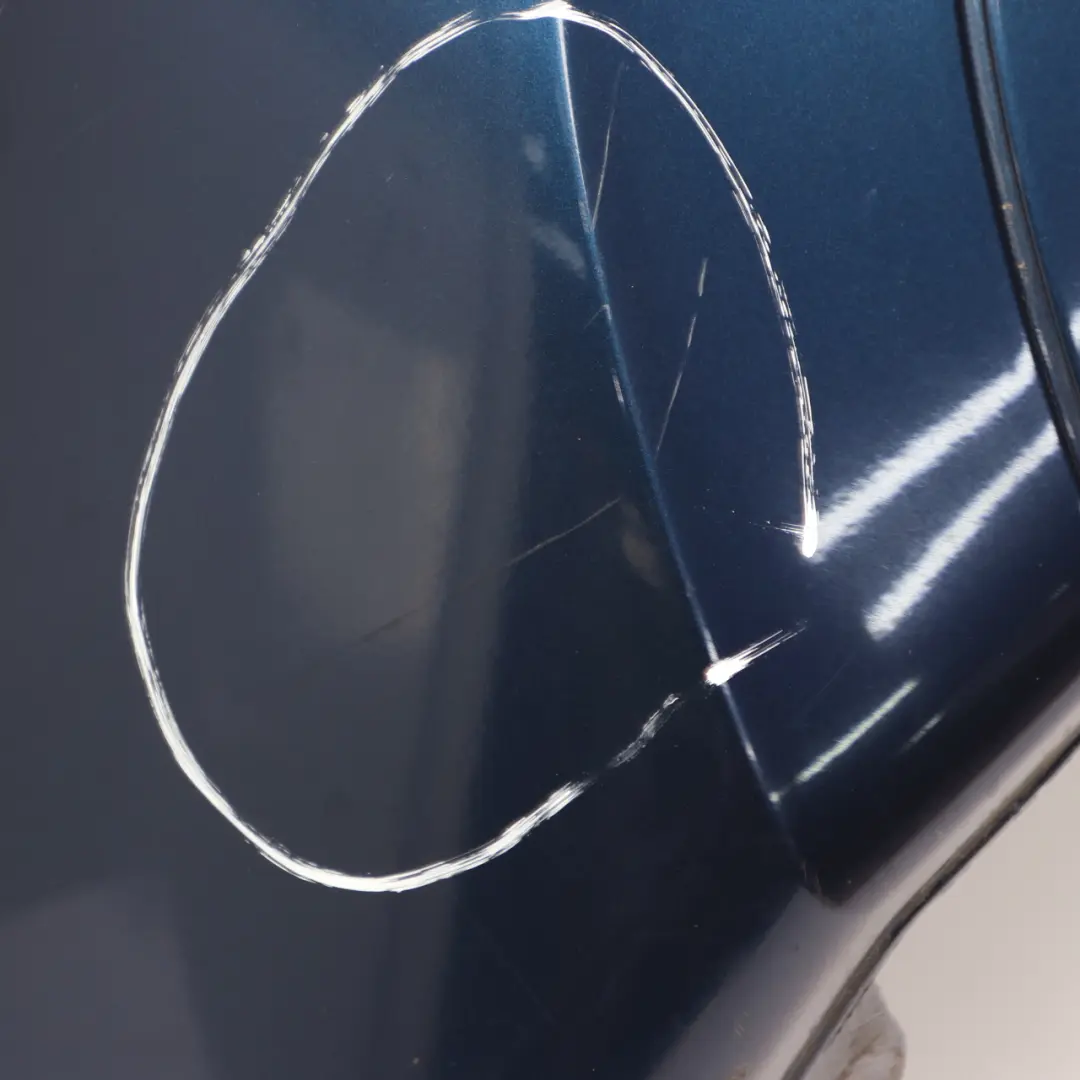 BMW F20 F21 Rear Bumper M Sport Trim Panel Tiefseeblau Deep Sea Blue - A76 - SKU 8055067-DSB - Part number 8055067