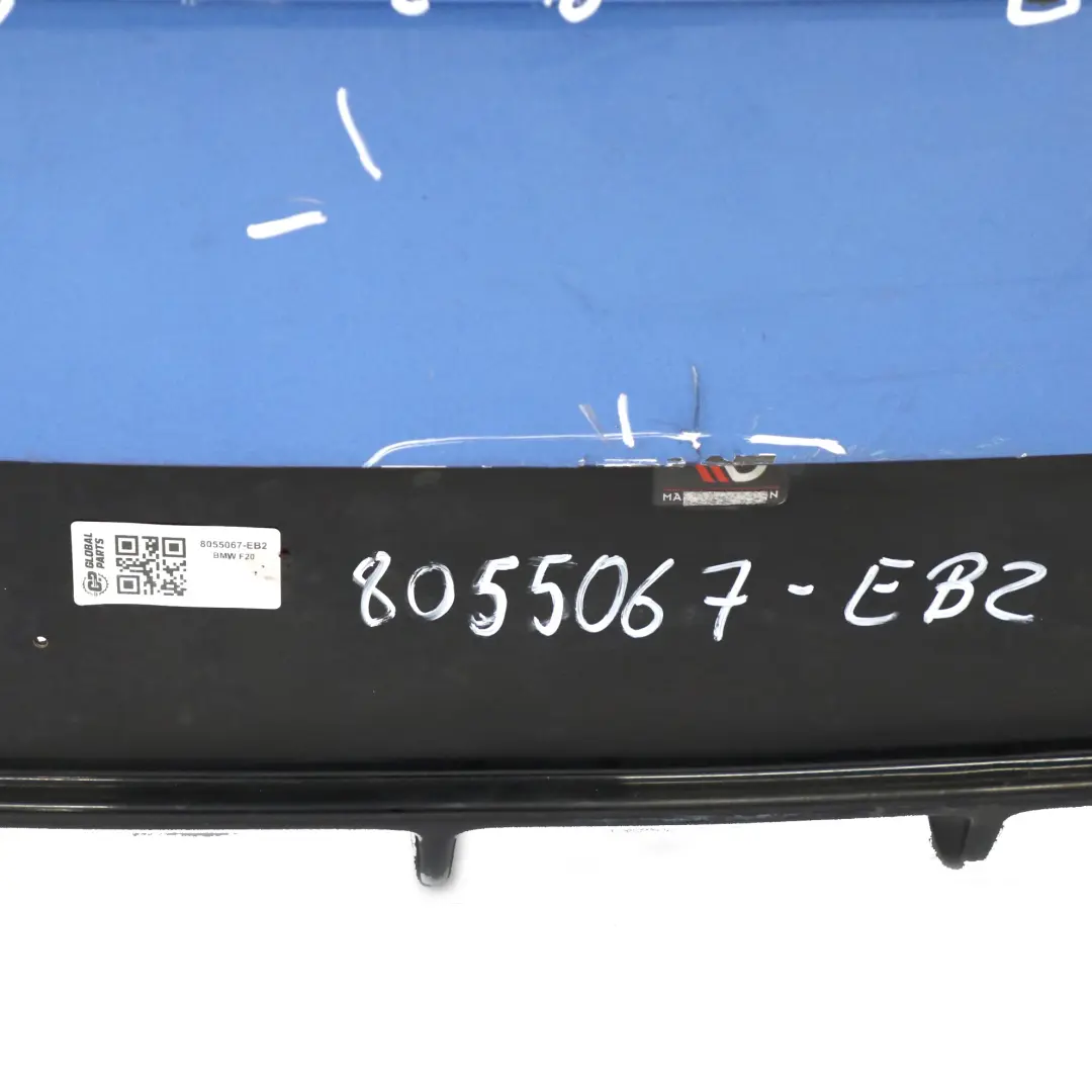 Bumper Trim Panel Estorilblau Estoril Blue - B45 to BMW F20 F21 M Sport Rear with Part number 8055067 BMW F20 F21 M Sport Rear Bumper Trim Panel Estorilblau Estoril Blue - B45 - SKU 8055067-EB2 - Part number 8055067