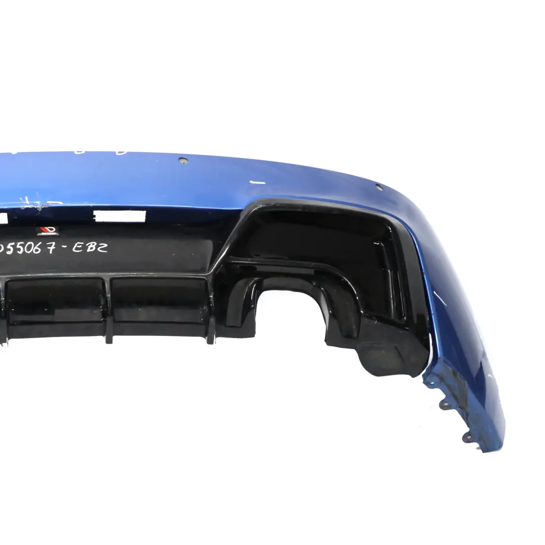 BMW F20 F21 Zderzak Tylny M-Pakiet Estorilblau Niebieski Metalik - B45 - SKU 8055067-EB2 - Numer Części 8055067