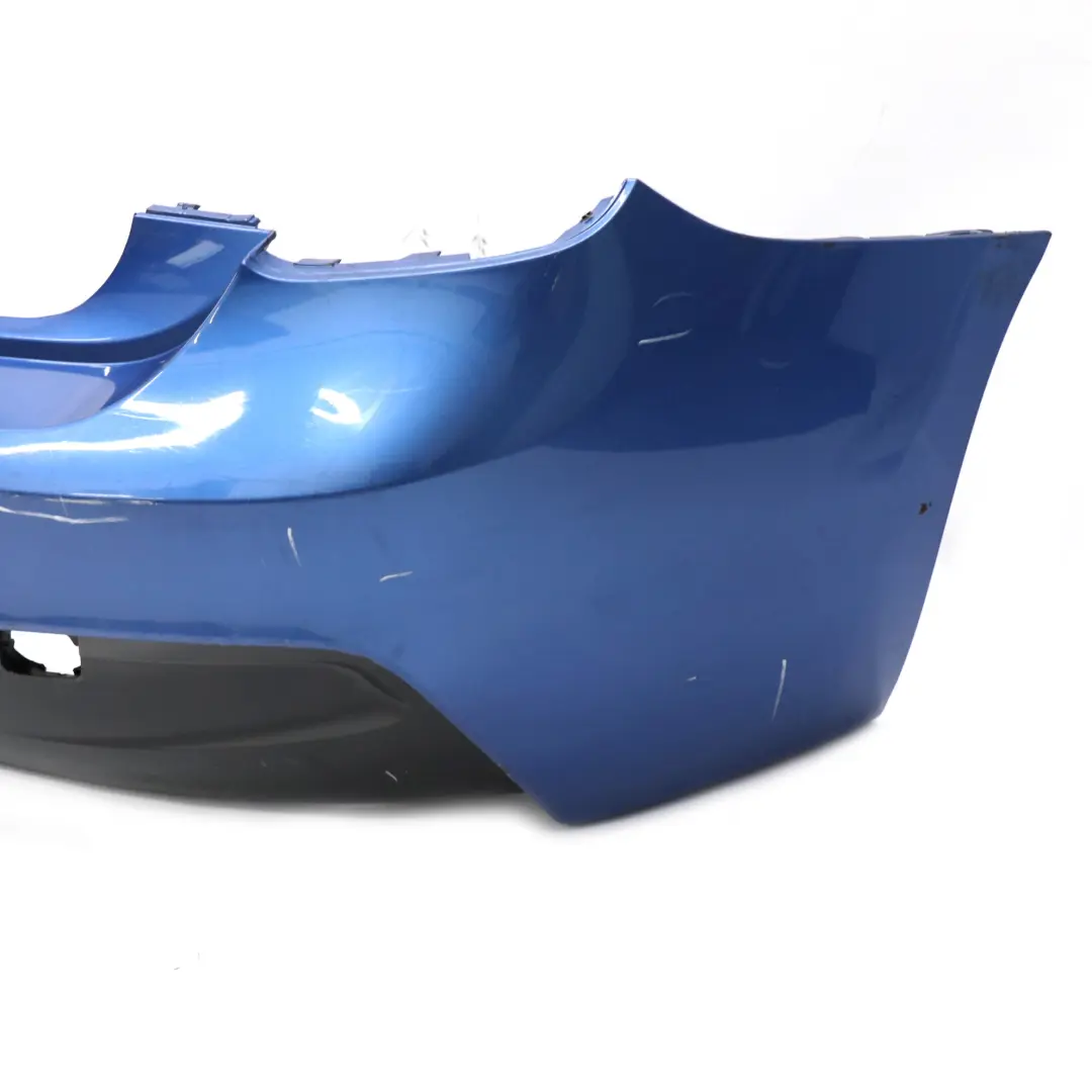 BMW F20 F21 M Sport Rear Bumper Trim Panel Estorilblau Estoril Blue - B45 - SKU 8055067-EB3 - Part number 8055067