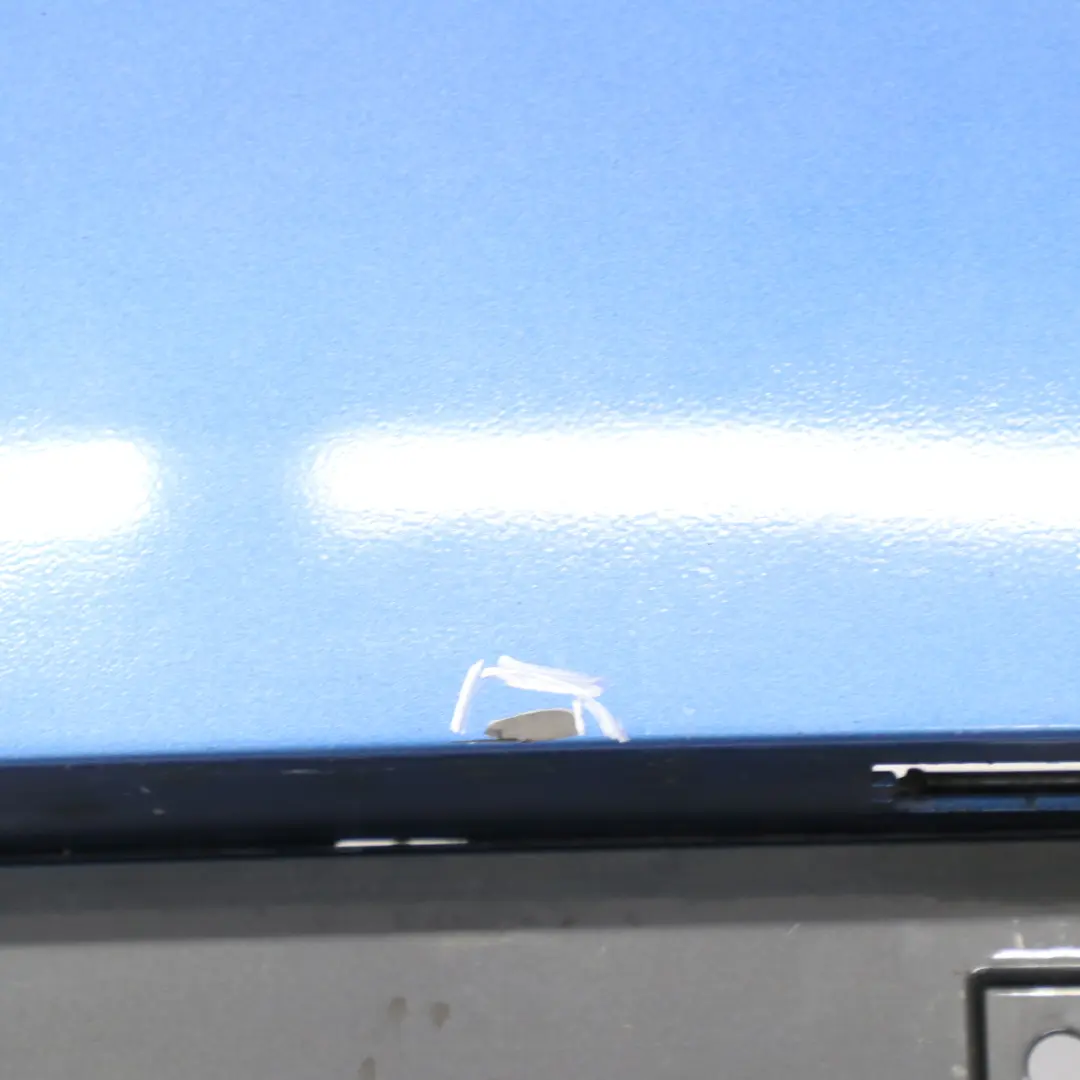 BMW F20 F21 M Sport Rear Bumper Trim Panel Estorilblau Estoril Blue - B45 - SKU 8055067-EB4 - Part number 8055067