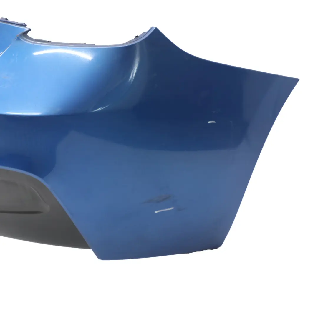 BMW F20 F21 M Sport Rear Bumper Trim Panel Estorilblau Estoril Blue - B45 - SKU 8055067-EB4 - Part number 8055067