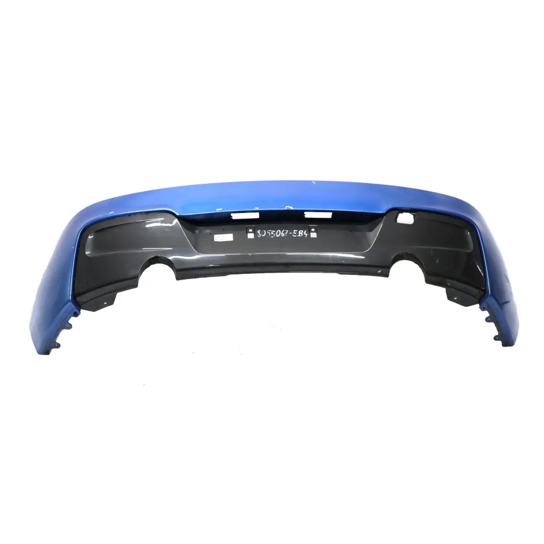 BMW F20 F21 M Sport Rear Bumper Trim Panel Estorilblau Estoril Blue - B45 - SKU 8055067-EB4 - Part number 8055067