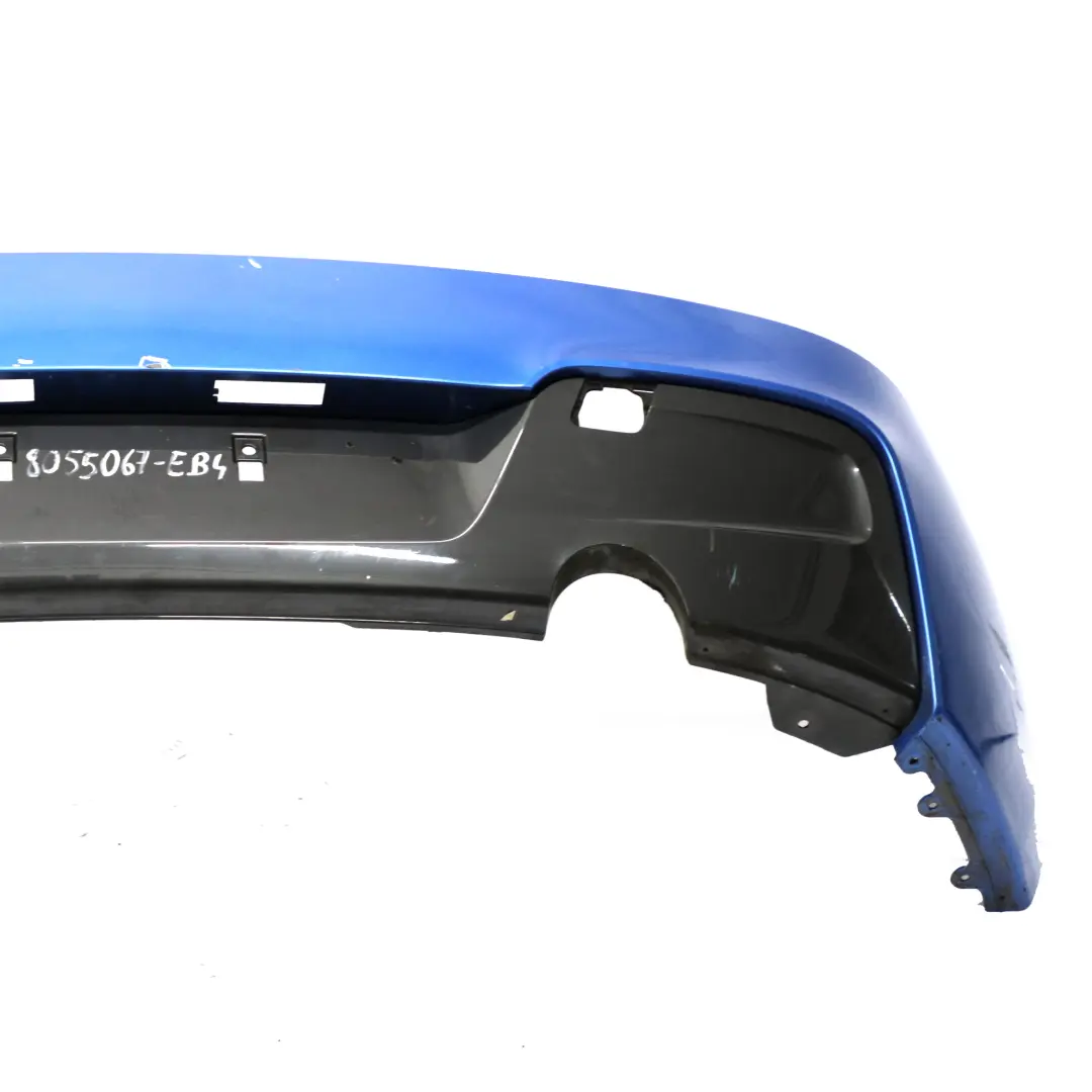 BMW F20 F21 M Sport Rear Bumper Trim Panel Estorilblau Estoril Blue - B45 - SKU 8055067-EB4 - Part number 8055067