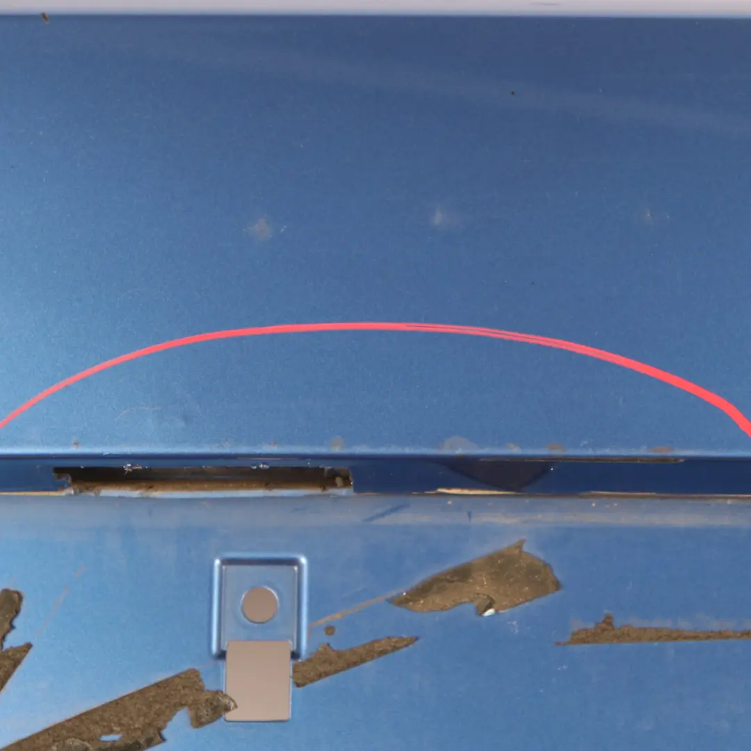 BMW 1 F20 F21 M Sport Rear Bumper Trim Panel Estorilblau Estoril Blue - B45 - SKU 8055067-EB - Part number 8055067