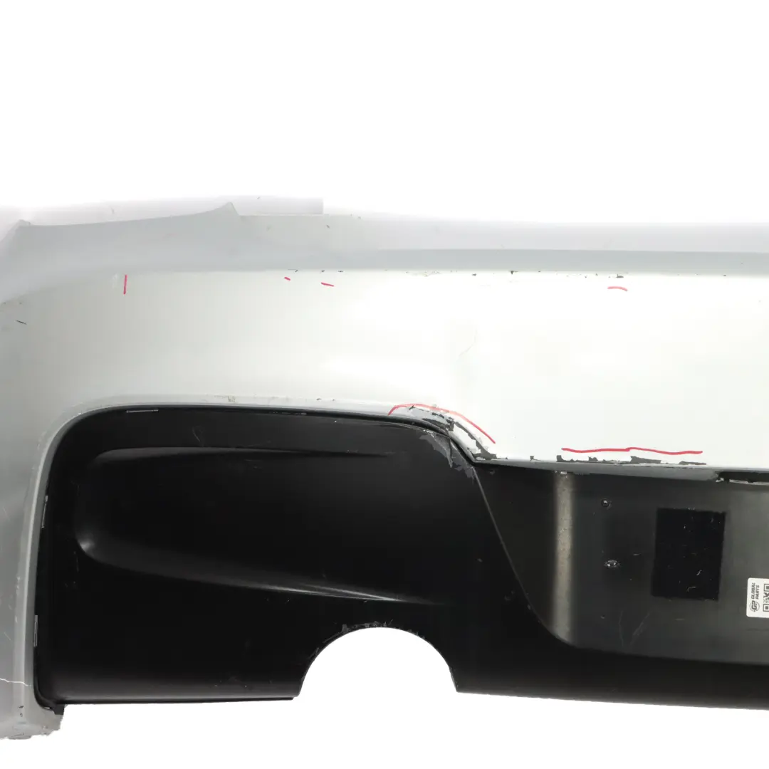 BMW F20 F21 M Sport Rear Bumper Trim Panel Glacier Silber Silver Metallic A83 - SKU 8055067-GSB1 - Part number 8055067