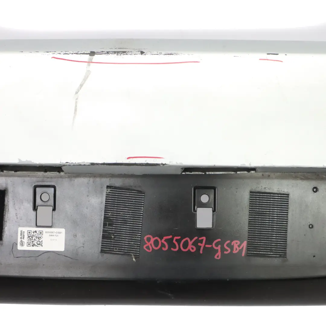 Bumper Trim Panel Glacier Silber Silver Metallic A83 to BMW F20 F21 M Sport Rear with Part number 8055067 BMW F20 F21 M Sport Rear Bumper Trim Panel Glacier Silber Silver Metallic A83 - SKU 8055067-GSB1 - Part number 8055067