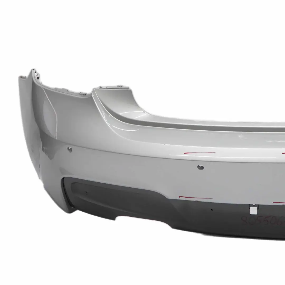 BMW 1 F20 F21 M Sport Rear Bumper Trim Panel Glacier Silber Silver Metallic A83 - SKU 8055067-GSB - Part number 8055067