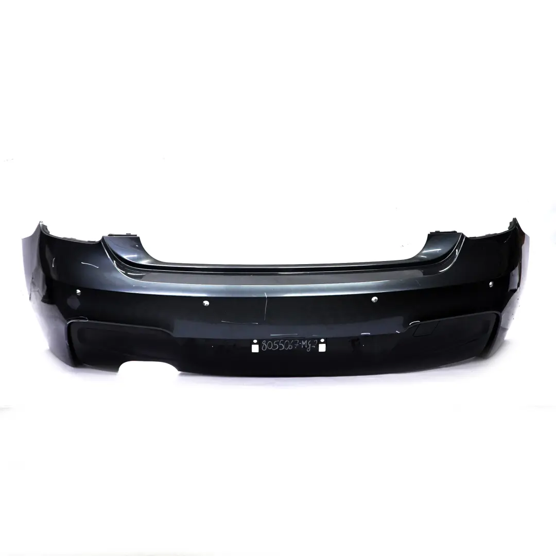 Bumper BMW F20 F21 M Sport Trim Panel PDC Mineralgrau Grey Metallic - B39 to Rear with Part number 8055067 Rear Bumper BMW F20 F21 M Sport Trim Panel PDC Mineralgrau Grey Metallic - B39 - SKU 8055067-MG2 - Part number 8055067