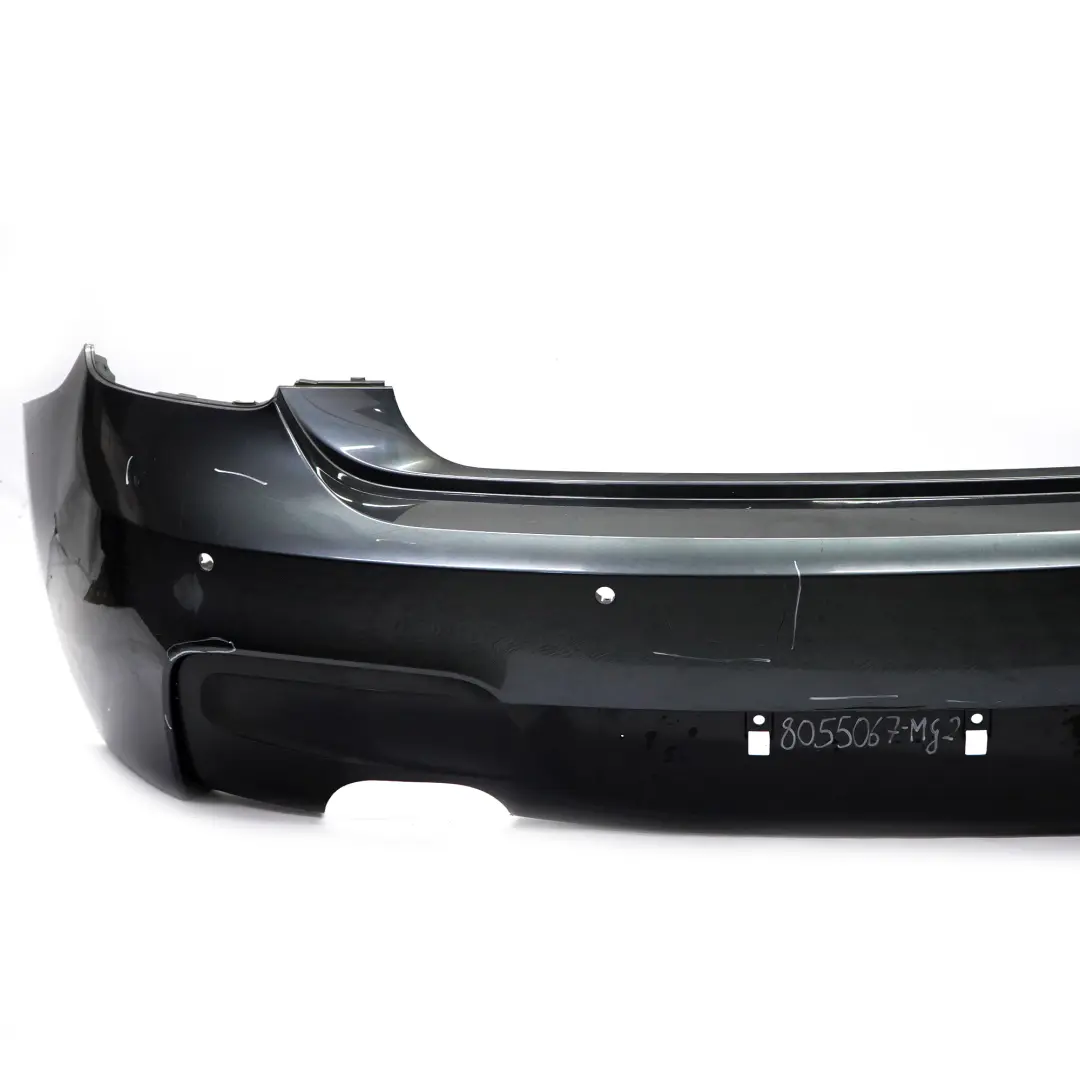 Bumper BMW F20 F21 M Sport Trim Panel PDC Mineralgrau Grey Metallic - B39 to Rear with Part number 8055067 Rear Bumper BMW F20 F21 M Sport Trim Panel PDC Mineralgrau Grey Metallic - B39 - SKU 8055067-MG2 - Part number 8055067