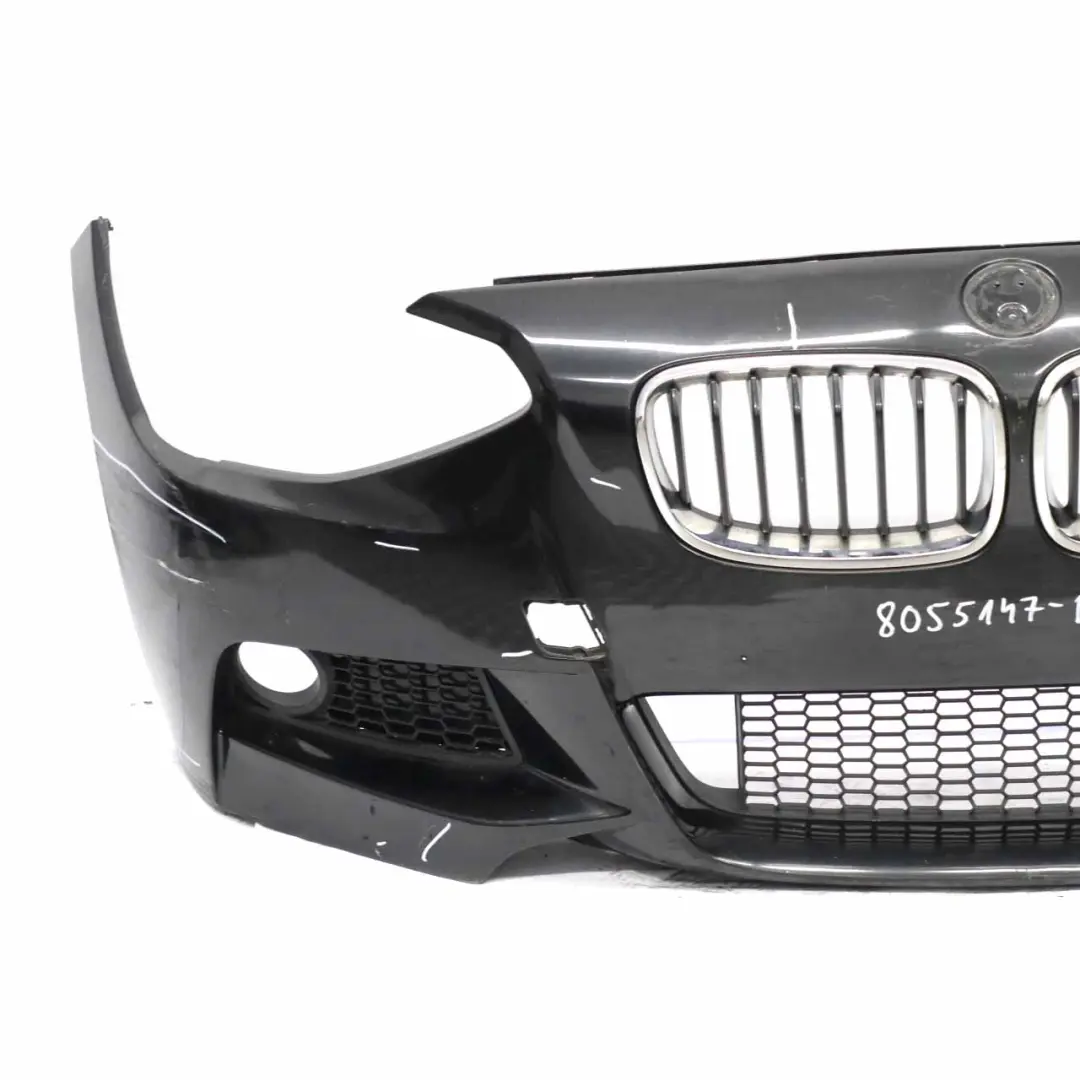 BMW F20 F21 Front Bumper M Sport Trim Panel Black Sapphire Metallic - 475 - SKU 8055147-BS - Part number 8055147