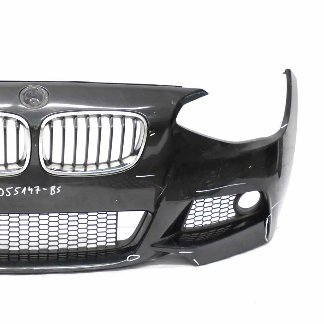 BMW F20 F21 Front Bumper M Sport Trim Panel Black Sapphire Metallic - 475 - SKU 8055147-BS - Part number 8055147