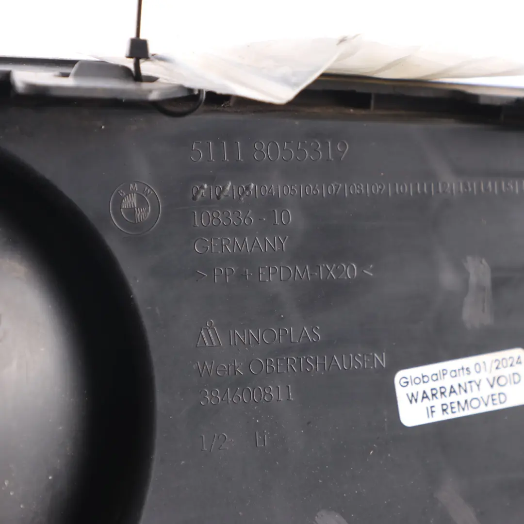 Kratka Osłona Halogenu Zderzaka Lewy Przód do BMW F22 F23 M Sport o numerze 8055319 BMW F22 F23 M Sport Kratka Osłona Halogenu Zderzaka Lewy Przód - SKU 8055319 - Numer Części 8055319