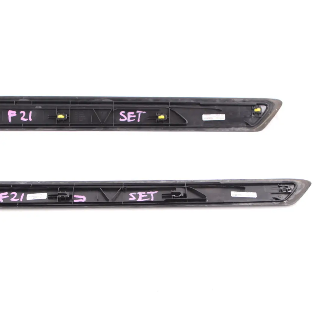Entrance Strip BMW F21 F22 M Sport Cover Interior Strip Black Set to with Part number 8055499 Entrance Strip BMW F21 F22 M Sport Cover Interior Strip Black Set - SKU 8055499-2 - Part number 8055499