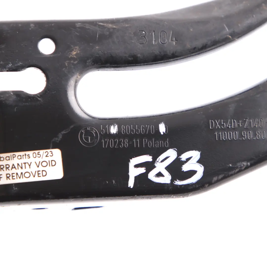 BMW 3 4 er F80 M3 F82 M4 Aufnahme Seitenwand Vorne Links 8055669 51648055669 - SKU 8055670 - Teilenummer 8055670