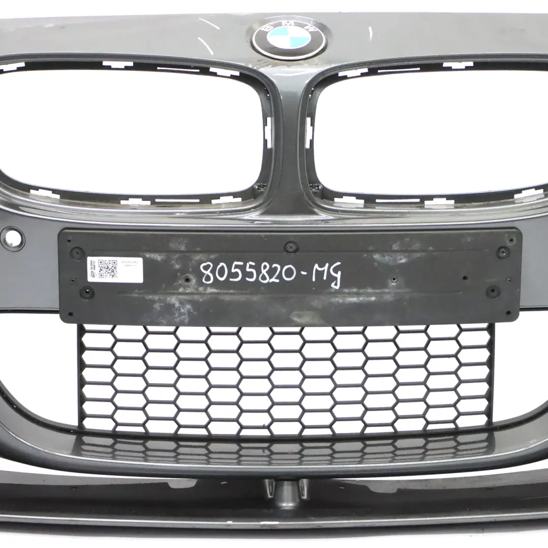 BMW F30 F31 Front Bumper M Sport Trim Panel Mineralgrau Grey - B39 - SKU 8055820-MG - Part number 8055820