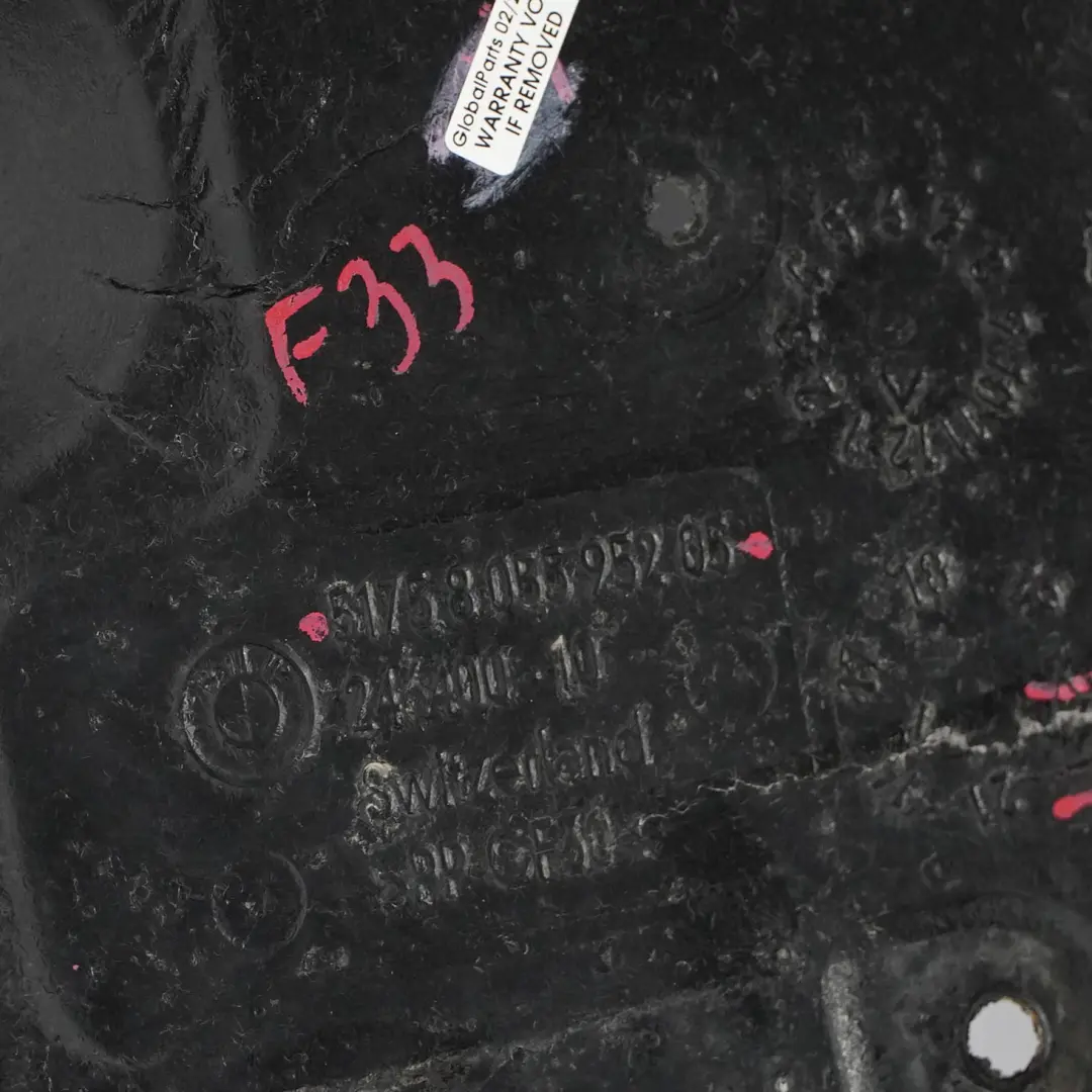 BMW 4 F80 M3 F82 M4 Izquierda Debajo De La carroceria Escudo Panel - SKU 8055952 - Número de pieza 8055952