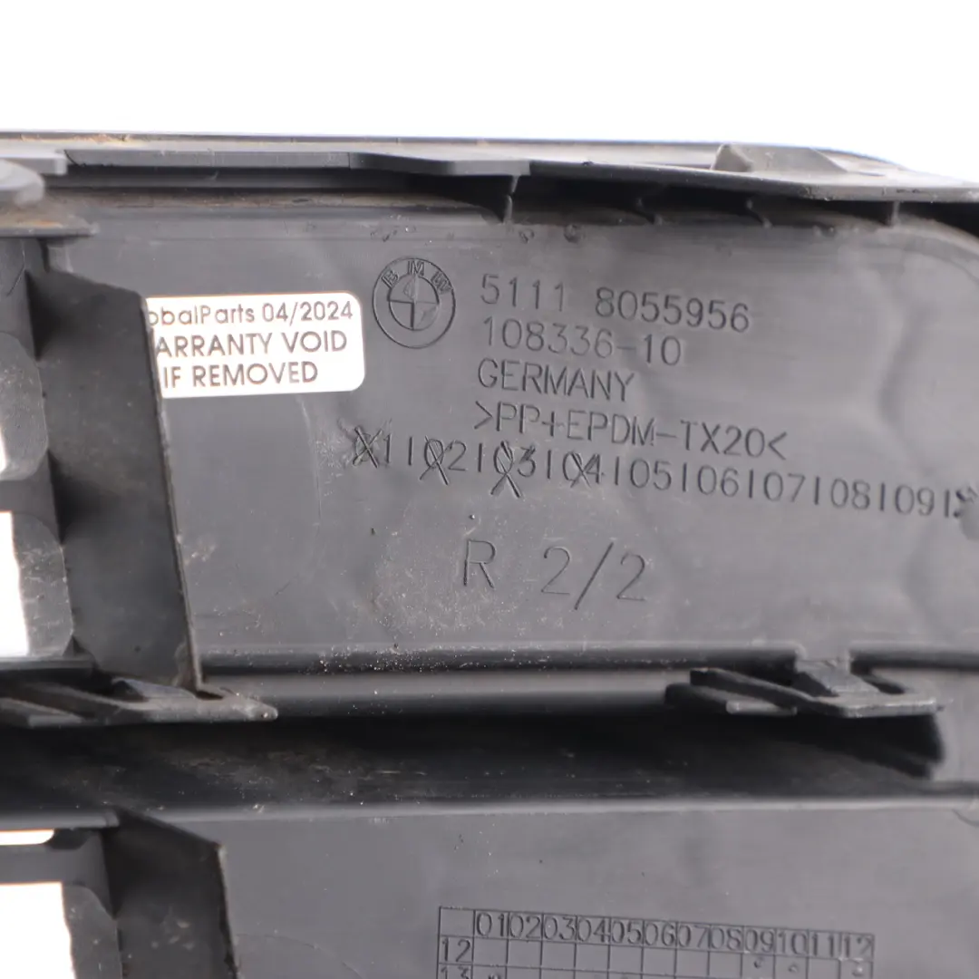 Bumper Grid BMW F22 F23 LCI Front Right O/S Fog Lamp Covering Panel to with Part number 8055956 Bumper Grid BMW F22 F23 LCI Front Right O/S Fog Lamp Covering Panel - SKU 8055956 - Part number 8055956