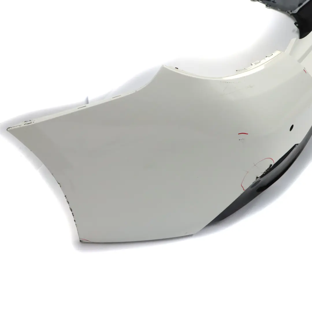 BMW F22 F23 Bumper Rear Trim Panel M Sport Alpinweiss 3 White - 300 - SKU 8055965-AW - Part number 8055965