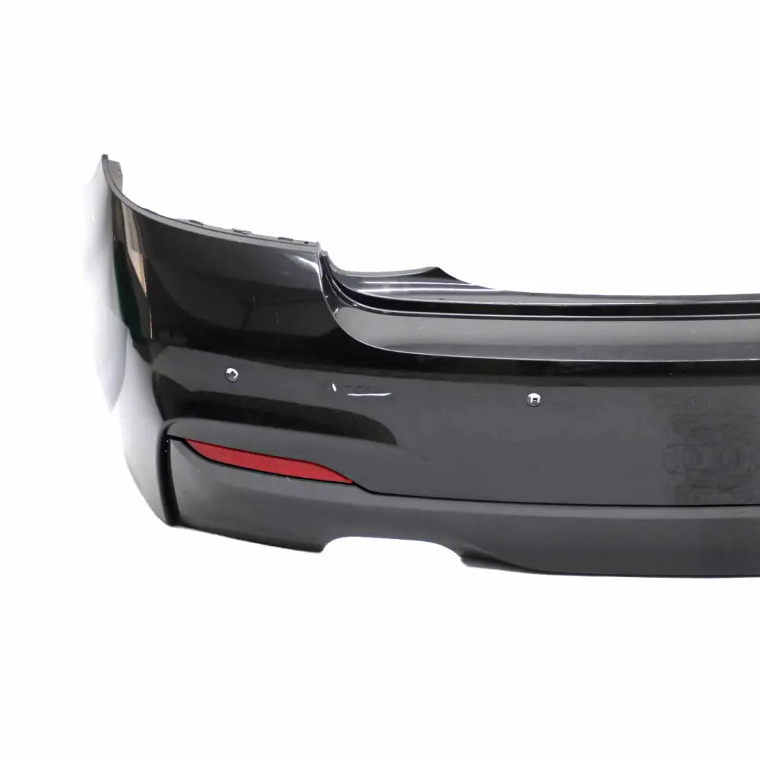 Bumper Rear Trim Panel M Sport Black Sapphire Metallic - 475 to BMW F22 F23 with Part number 8055965 BMW F22 F23 Bumper Rear Trim Panel M Sport Black Sapphire Metallic - 475 - SKU 8055965-BS1 - Part number 8055965