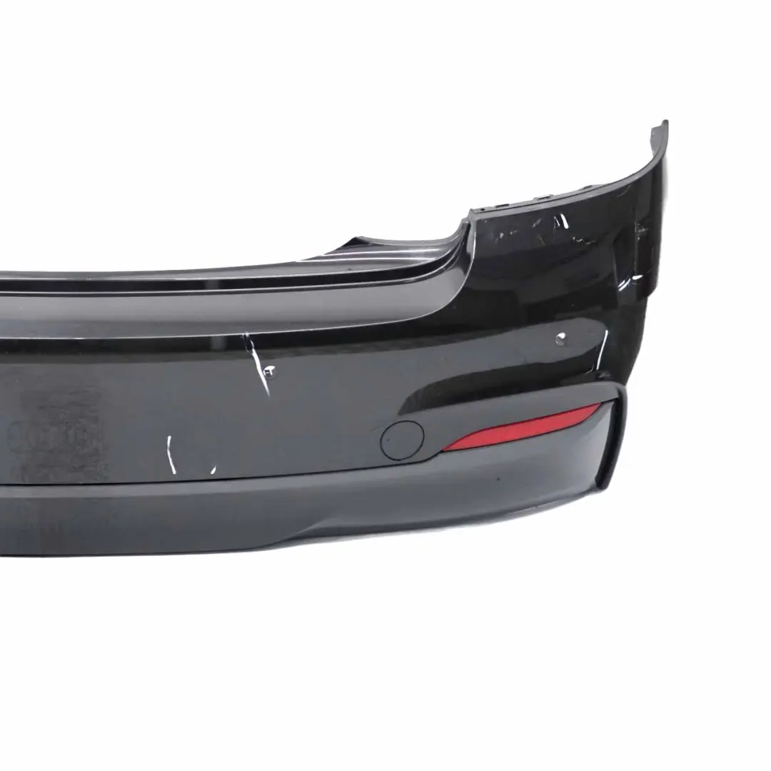 Bumper Rear Trim Panel M Sport Black Sapphire Metallic - 475 to BMW F22 F23 with Part number 8055965 BMW F22 F23 Bumper Rear Trim Panel M Sport Black Sapphire Metallic - 475 - SKU 8055965-BS1 - Part number 8055965
