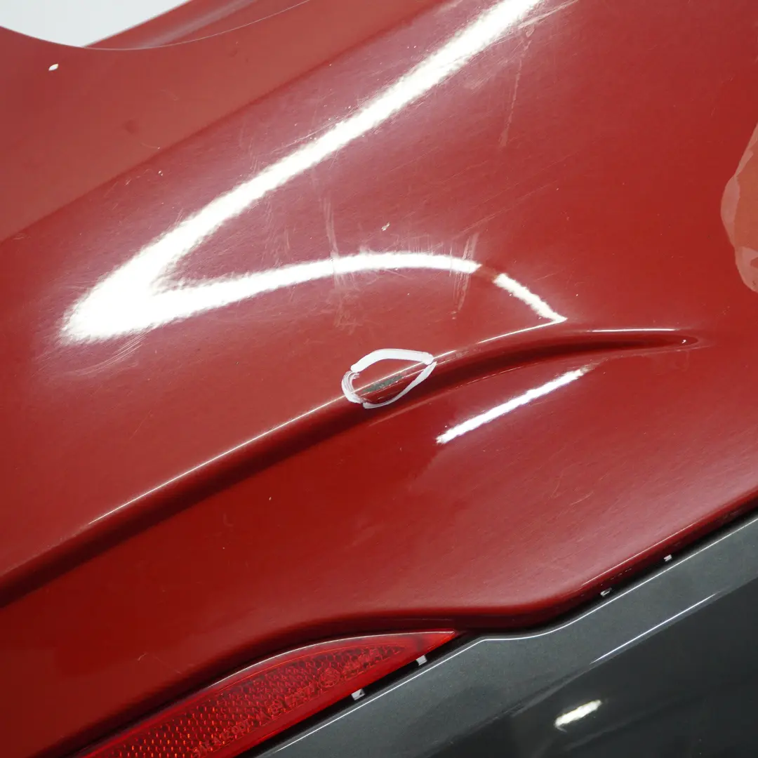 BMW F22 F23 Bumper Rear Trim Panel M Sport Melbourne Red Metallic - A75 - SKU 8055965-MRT - Part number 8055965