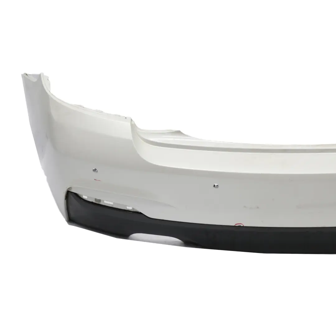 BMW F22 F23 Bumper Rear Trim Panel M Sport Mineralweiss Mineral White - A96 - SKU 8055965-MW - Part number 8055965