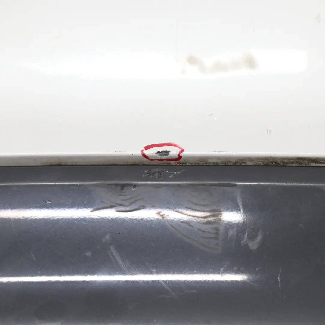 BMW F22 F23 Bumper Rear Trim Panel M Sport Mineralweiss Mineral White - A96 - SKU 8055965-MW - Part number 8055965