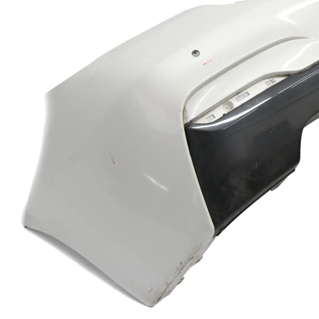 BMW F22 F23 Bumper Rear Trim Panel M Sport Mineralweiss Mineral White - A96 - SKU 8055965-MW - Part number 8055965