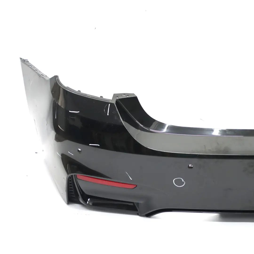Complete Rear Bumper PDC Black Sapphire - 475 to BMW F82 F83 M4 with Part number 8056223 BMW F82 F83 M4 Complete Rear Bumper PDC Black Sapphire - 475 - SKU 8056223-BS - Part number 8056223