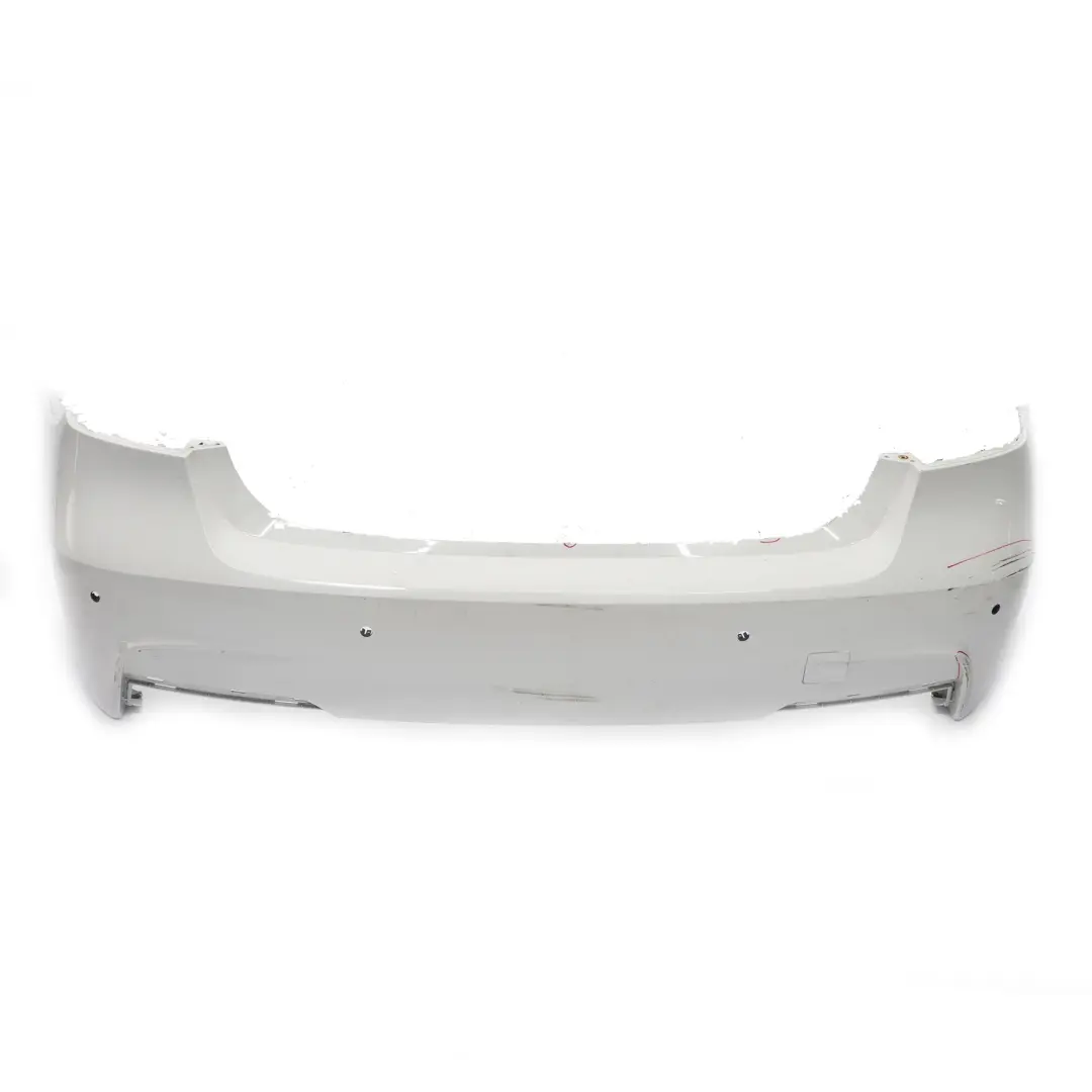 BMW F30 Rear Bumper M Sport Trim Panel PDC Alpinweiss Alpine White - 300 - SKU 8056498-AW - Part number 8056498