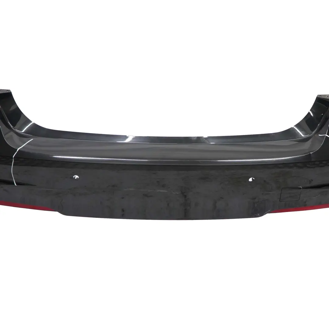 BMW 3 F30 M Sport Stossfänger Hinten Black Sapphire Schwarz Metallic - 475 - SKU 8056498-BS - Teilenummer 8056498